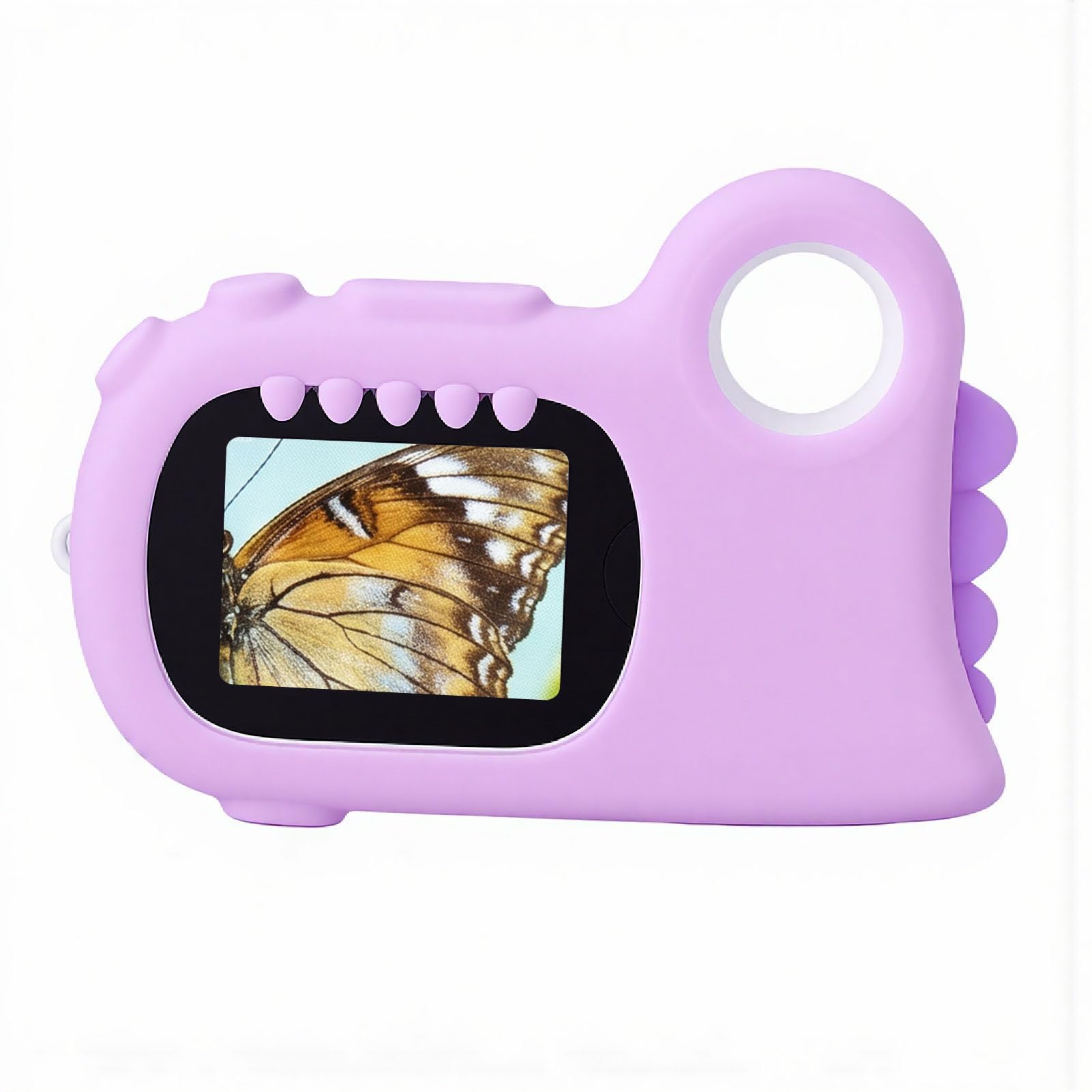 AMONIDA Microscopio Digitale per Bambini Microscopio USB Portatile Ingrandimento 1000X con Schermo da 2 Pollici 8 Luci LED per Apprendimento Scientifico Regalo Educativo