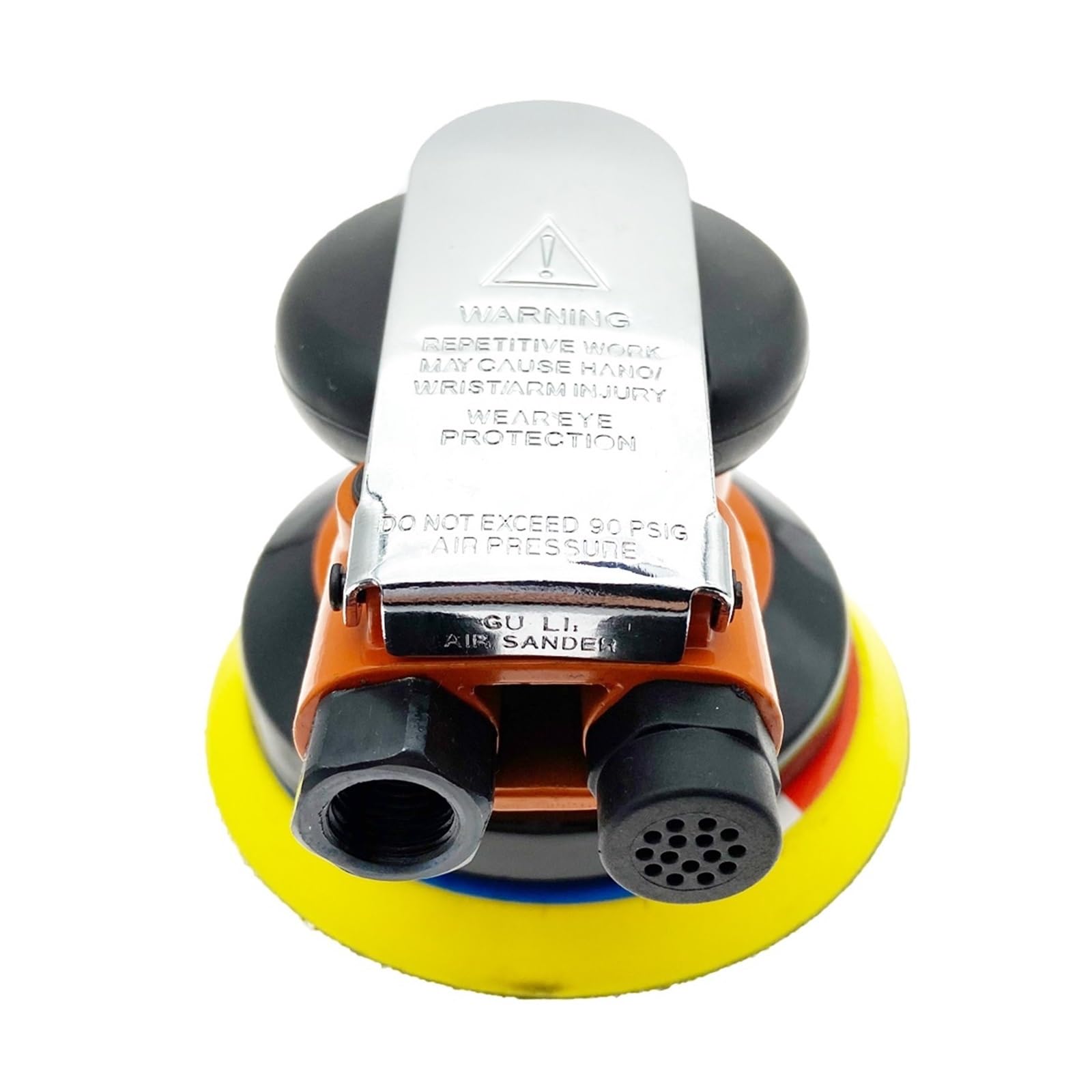 Air Random Orbital Palm Sander polerka do elektronarzędzi pneumatycznych 5 cali 125 mm(100Pcs Sandpaper set)