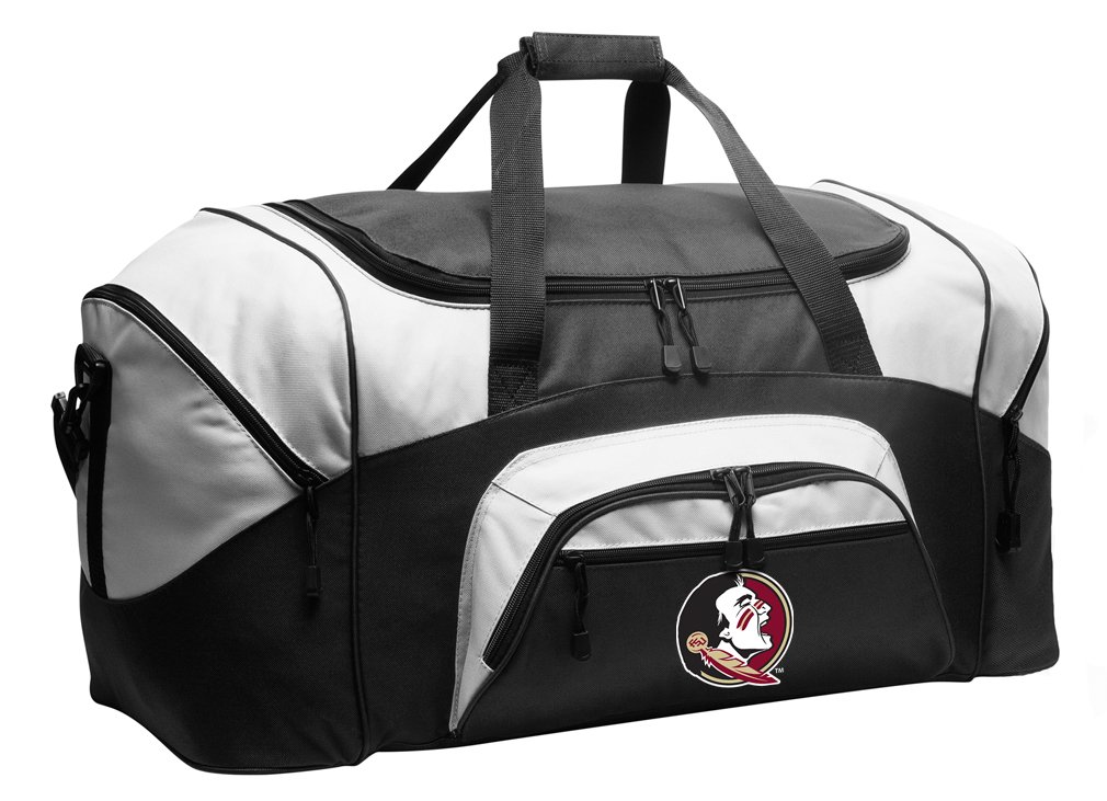 FSU Duffel Bag Suitcase or Florida State Gym Gear Duffle Bag (Black)