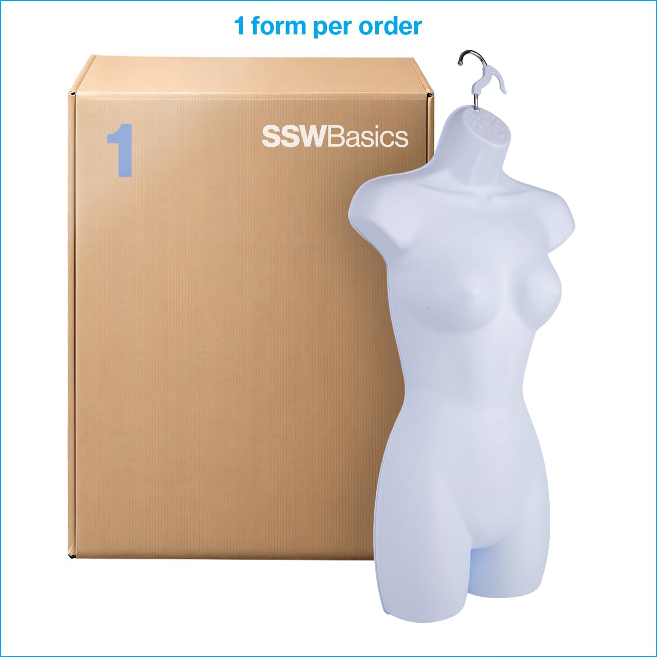 Witte Vrouwelijke Mannequin Hip Lange Hollow Back Body Torso Jurk Vorm