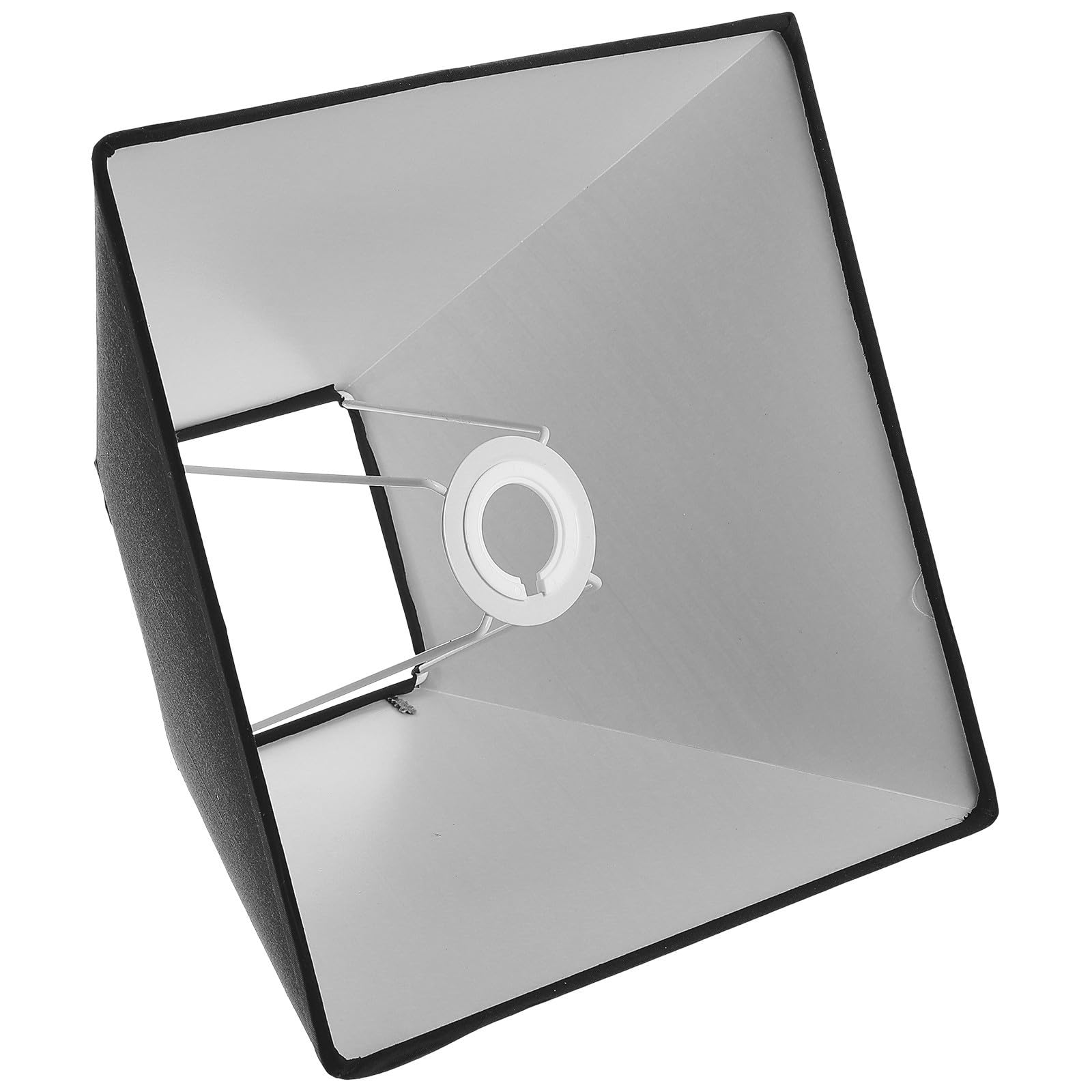 Paralume Nero per Lampada E27/e14, Diffusore di Luce Decorativo per Camera da Letto, Stile Semplice e Delicato, Atmosfera Naturale e Calda