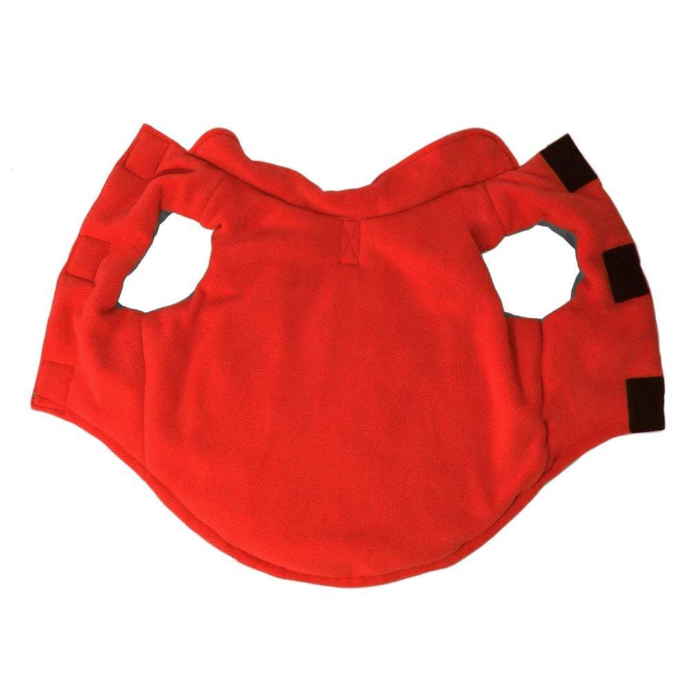 Gooby - Sportweste mit Fleece gefüttert, für kleine Hunde, Kaltwetterjacke, Mantel mit reflektierendem Futter, schwarz, Größe XS