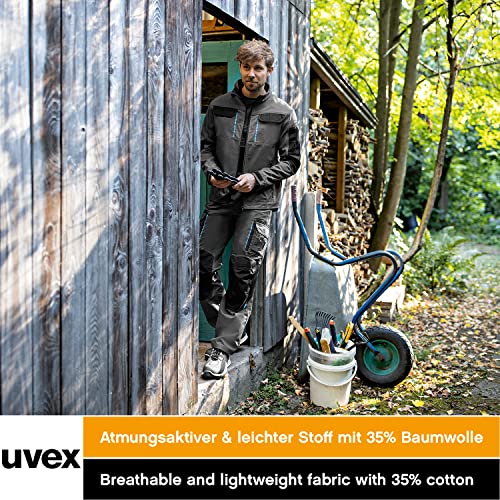 Foto von Uvex Tune-Up Männer-Arbeitshosen Lang - Cargohose für die Arbeit,Grau,54