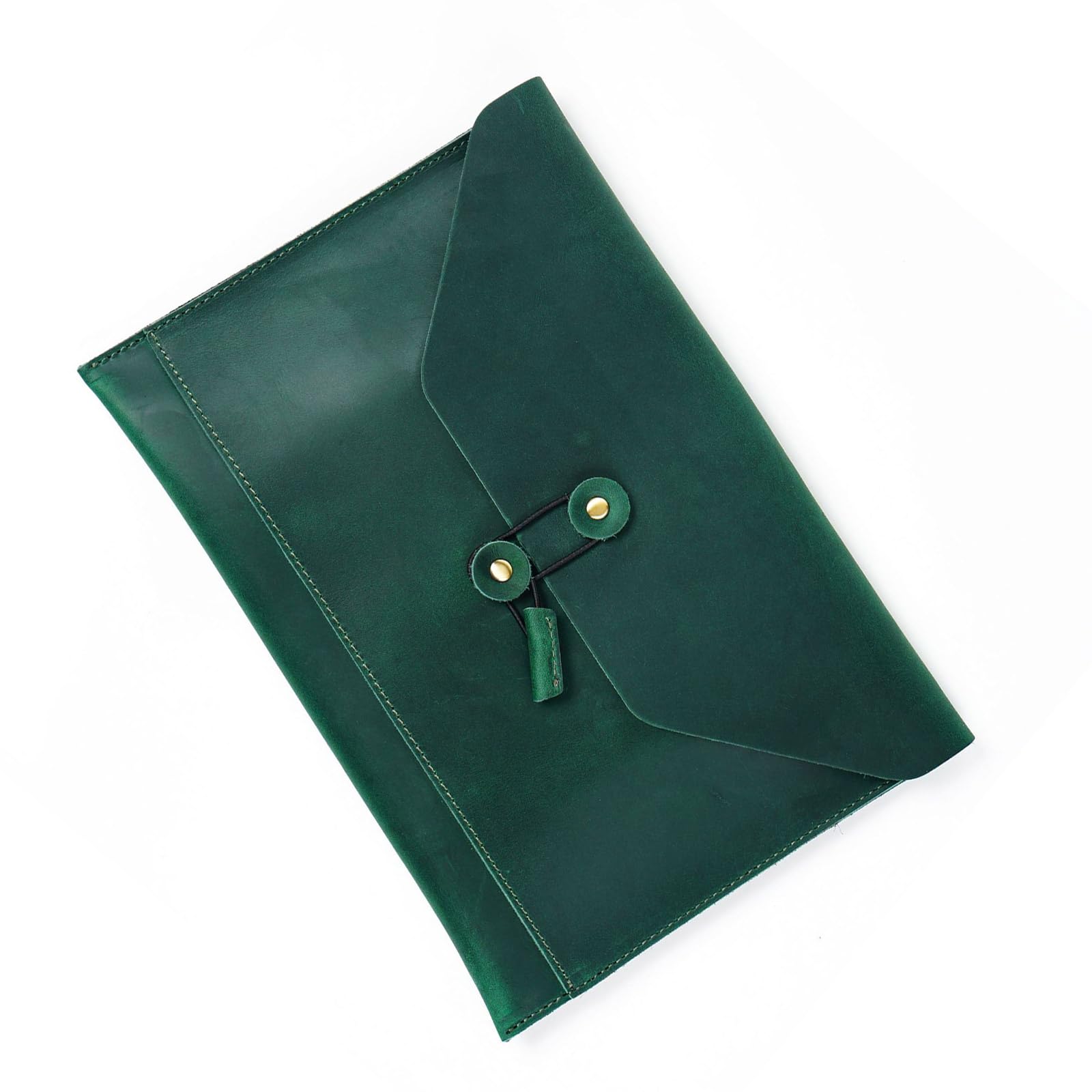 Aktenordner mit mehreren Kartenfächern und Schnur, Dark green