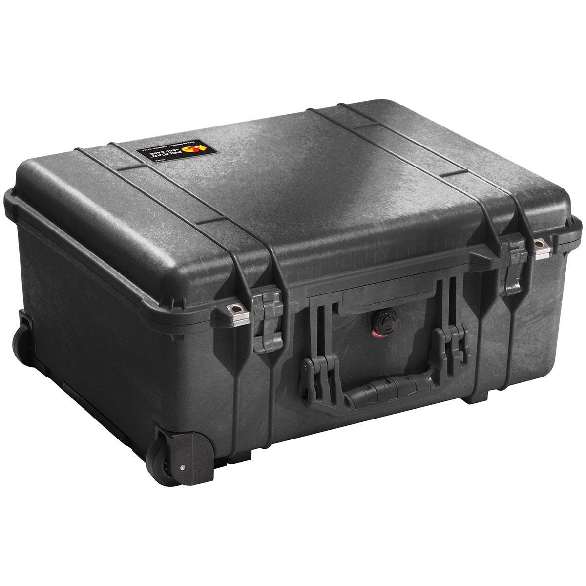 Pelican 1560TP Watertight Wheeled Hard Case with TrekPak Divider System, Black, Bundle with PC1569 Lid Organizer
