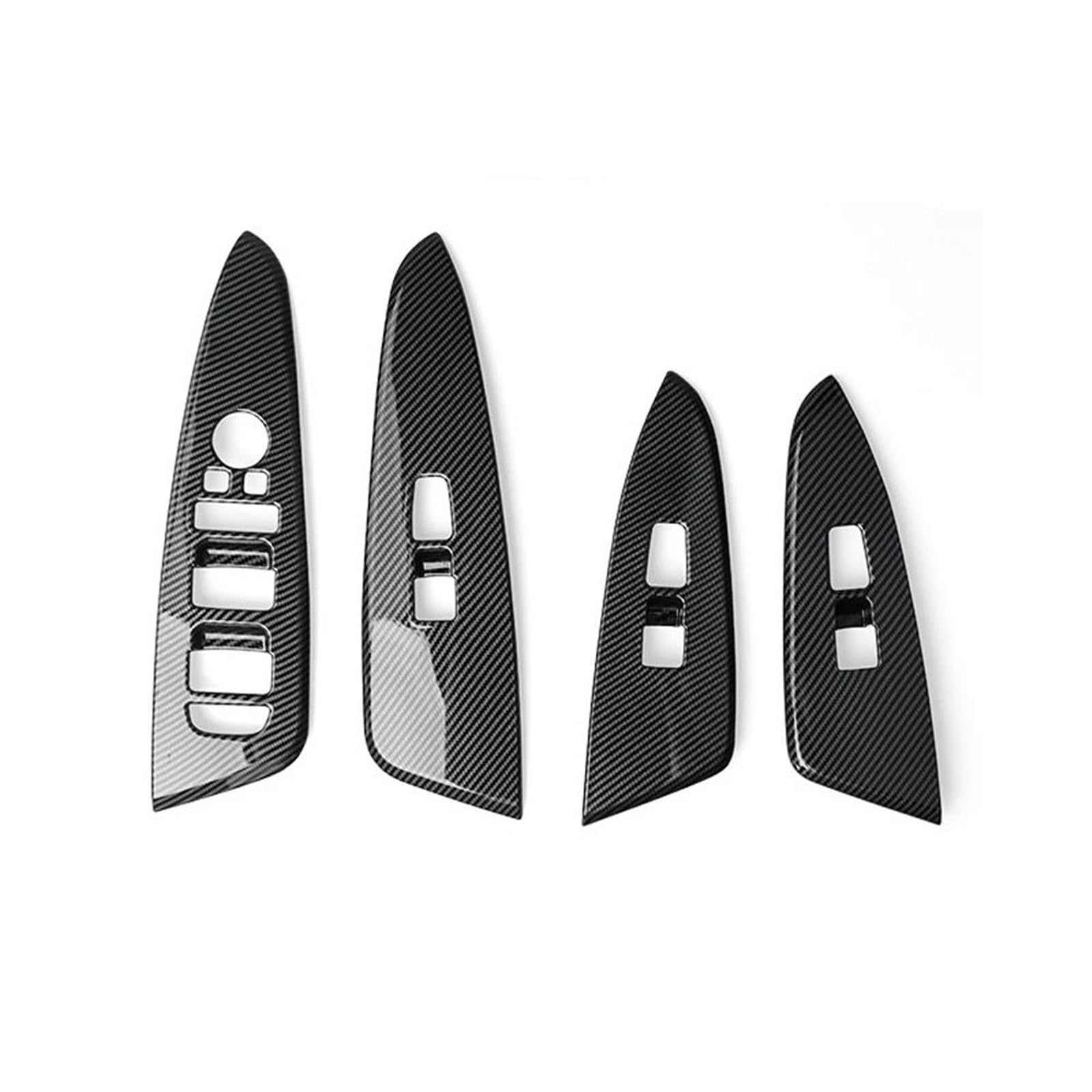 Oopuhksy Left Hand Drive For Kia For Sportage Nq5 2020-2023 Lhd Rhd Car Glass Switch Panel Sticker Inner Door Armrest Trim Strip Oopuhksy(Left Hand Drive)