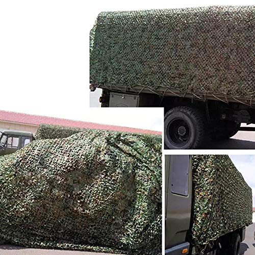 XHSSF Zweischichtiges Tarnnetz Dschungel im Freien Schattierung Camouflage Netz Sichtschutz Schattierung Sichtschutz… – Bild 5