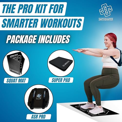 Miniatura 6 de PRO Ab Squat Roller Dual Mat Bundle (PRO ASR con una alfombrilla para sentadillas y una súper almohadilla)