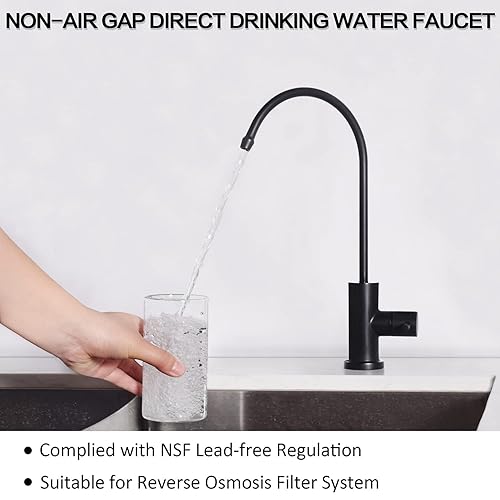 Miniatura 3 de Trywell Grifo de filtro de agua de cocina, grifo de ósmosis inversa, grifo de agua potable sin plomo se adapta a la mayoría de sistemas de ósmosis