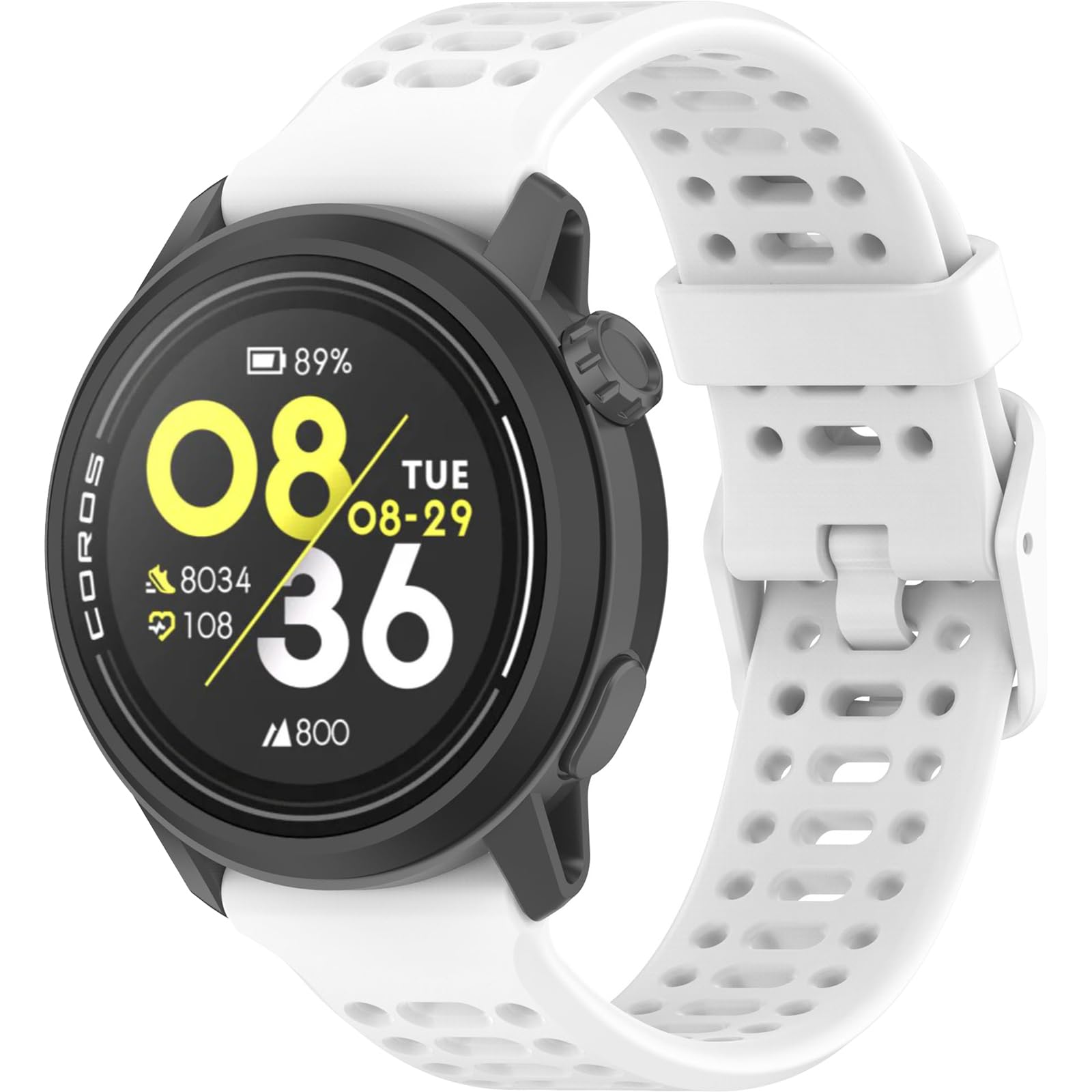 Harikiri 20mm Silicone Straps Compatible with COROS PACE 2/COROS APEX 2/COROS APEX 42mm for Men and Women