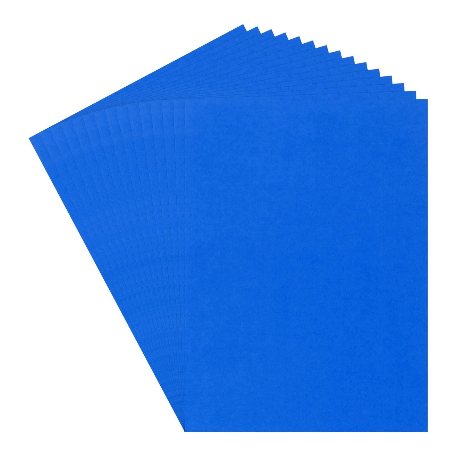 QUARKZMAN 30 Hojas Cartulina Azul Oscuro 20" x 15" 200Gsm/75Lb Papel Grueso