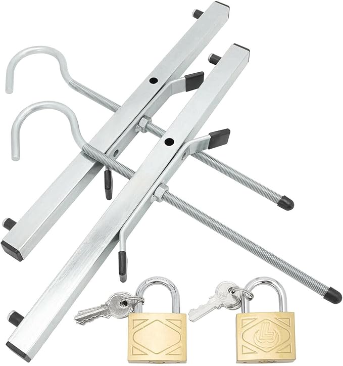 Youyijia 2Pcs Roof Rack Clamp Lock 45x40x20cm Universal Ladder Roof
