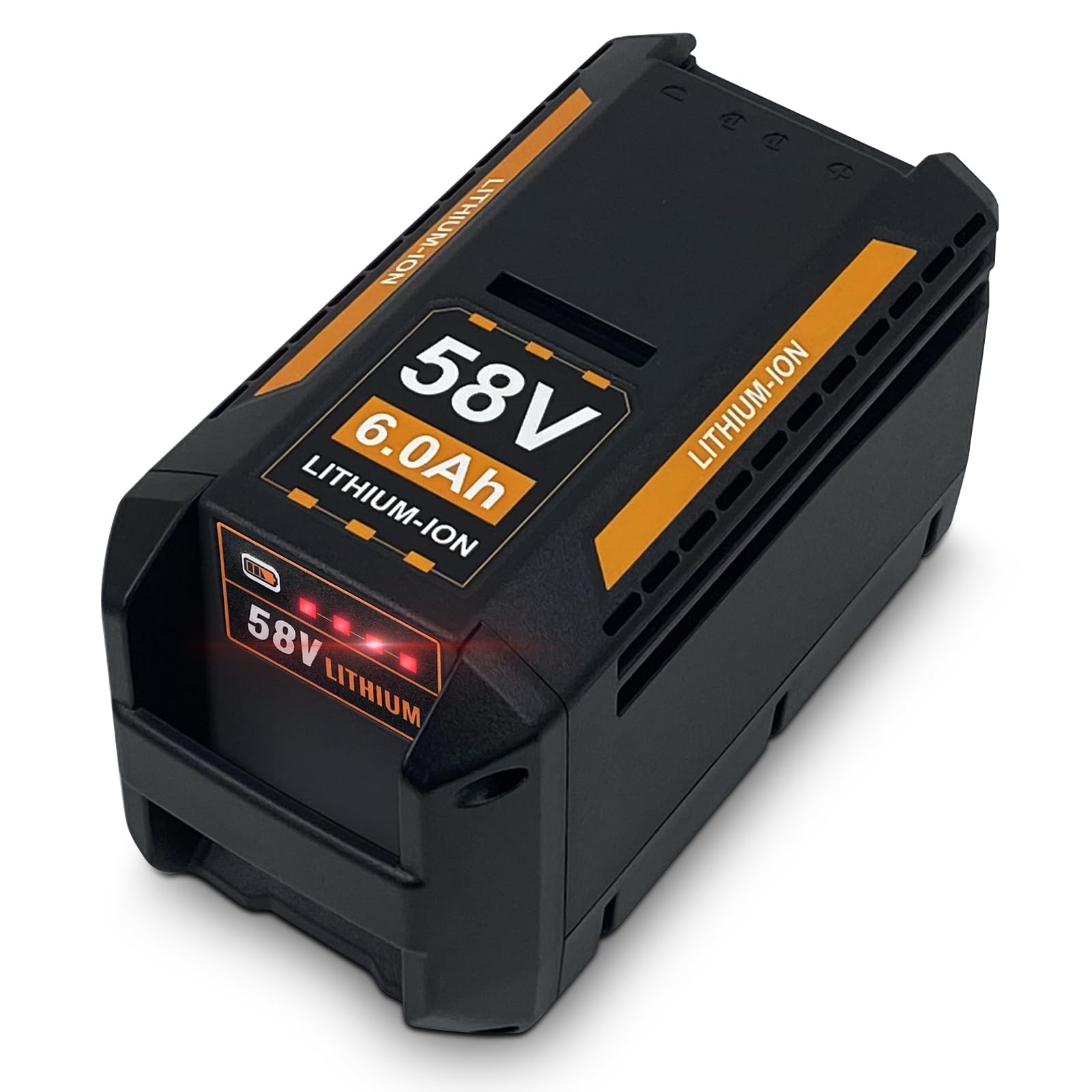 58 V 6,0 Ah akumulator litowy zamiennik do akumulatora Echo 58 V CBP-58V40 CBP-58V20 CBP-58V2AH CHT-58V CDST-58V CCS-58V CLM-58V, kompatybilny z elektronarzędziami Echo 58 V MAX PRO (58 V 6000 mAh)