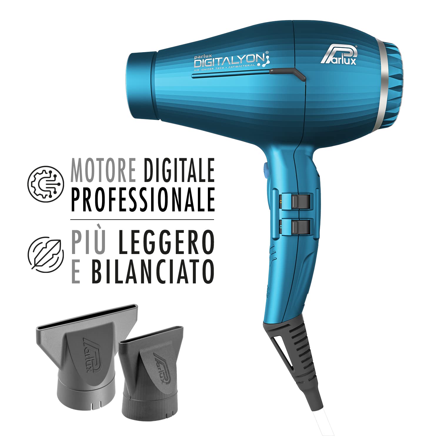 PARLUX Digitalyon bleu 1 U pour adultes, idéal pour utilisation pratique, format pratique