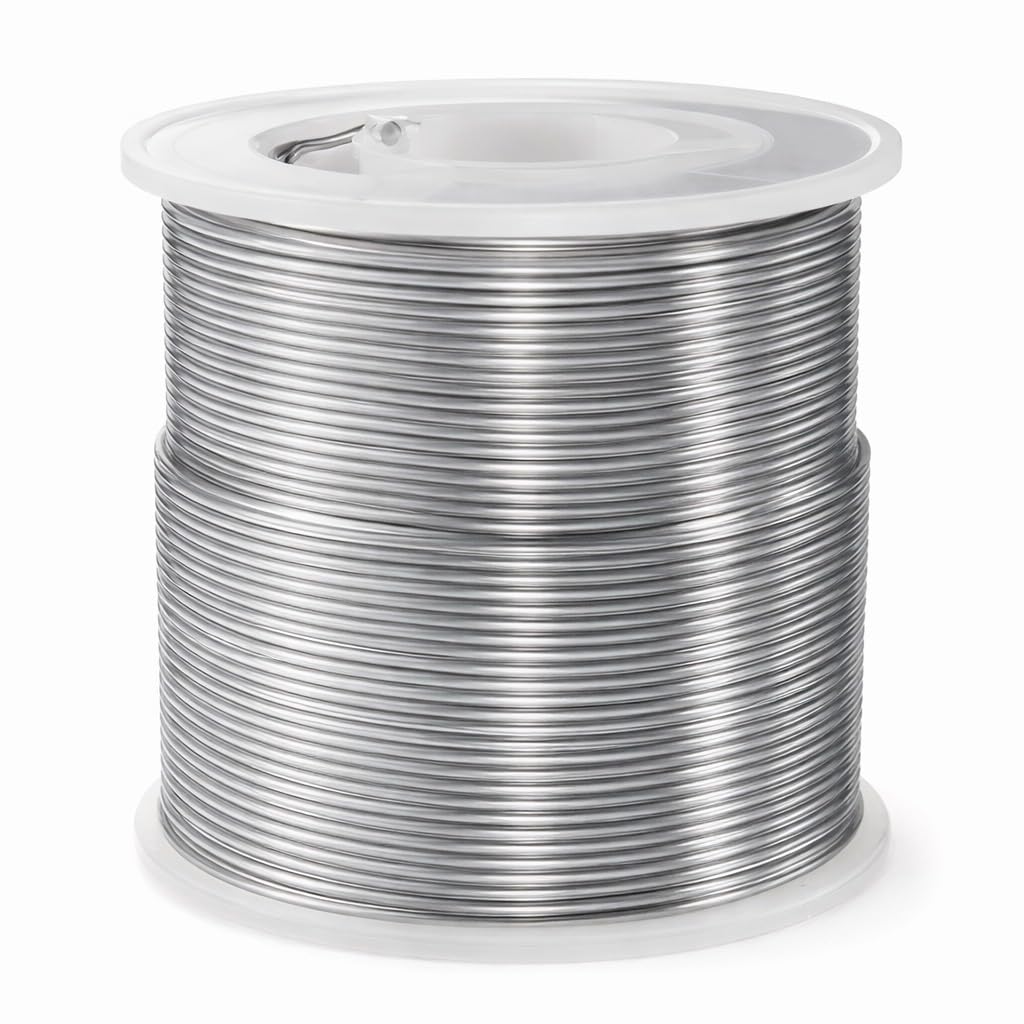 SCHOFIC Lead Free Solder Wire with Rosin Core (0.8mm, Sn99%-Ag0.3%-Cu0.7%, flux 2.0%), Net Weight 0.11lb for Most Electrical Repair Soldering Purpose (1)