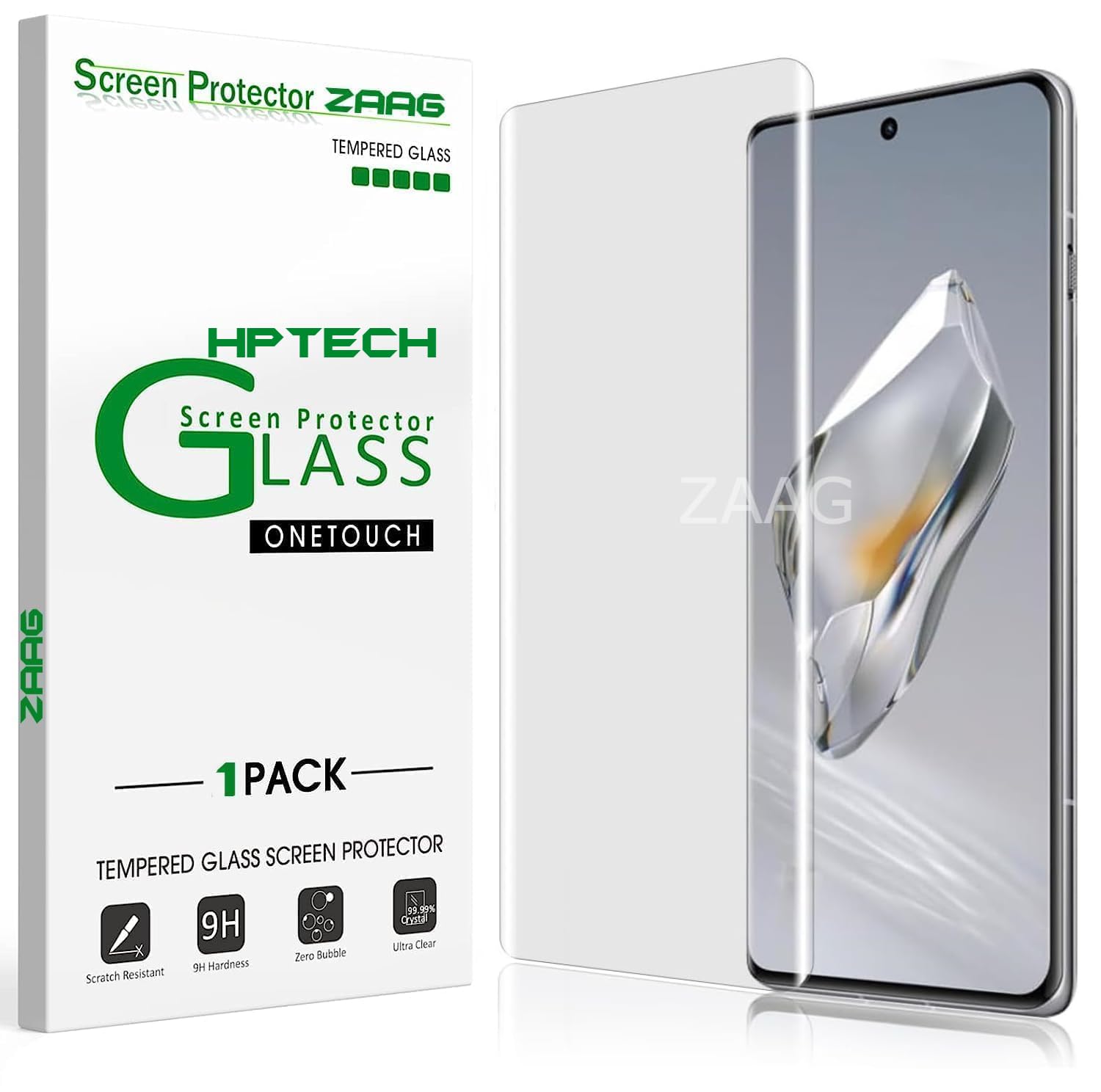 HPTech - Pack 1 Premium Tempered Glass Design For Oneplus 12 5G Cellphone Advanced Border Less Full Edge To Edge Uv Screen Protector For Oneplus 12 5G Cellphone And Easy Installation Kit (B0D4Z9NDM2) Amazon Price History, Amazon Price Tracker