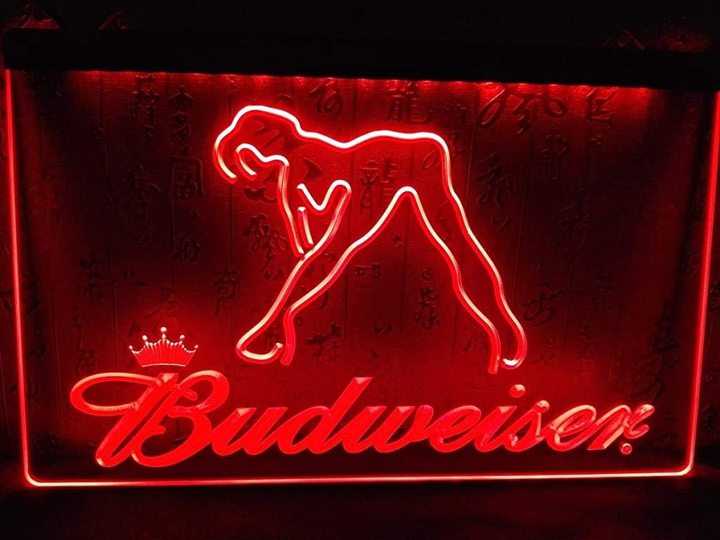 Sign Budweiser Exotic Dancer Stripper Bar Light Led Neon-LE133