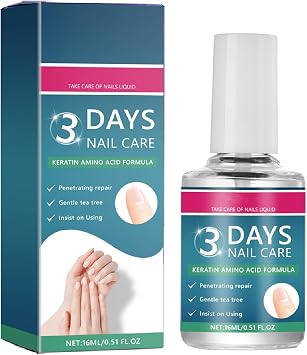 3 Days Nail Care - Nails Strengthener for Weak and Damaged Nails, Nail Care Oil, Daily Strengthening Nourishment,Nail Growth Serum for Dry, Brittle Nails, Supports Healthier-Looking Nails