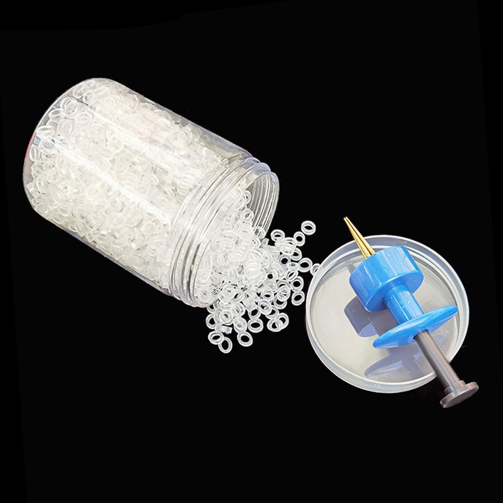 Herramienta de Bandas de Pellets, Herramienta de Bandas de Pellets, Portátil con 400 Bandas de Señuelo, Herramienta de Señuelos de Pesca, Bandera de S