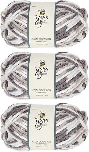 Hobby Lobby Rainwheel Yarn Bee Cozy Occasion Yarn-Set of 3