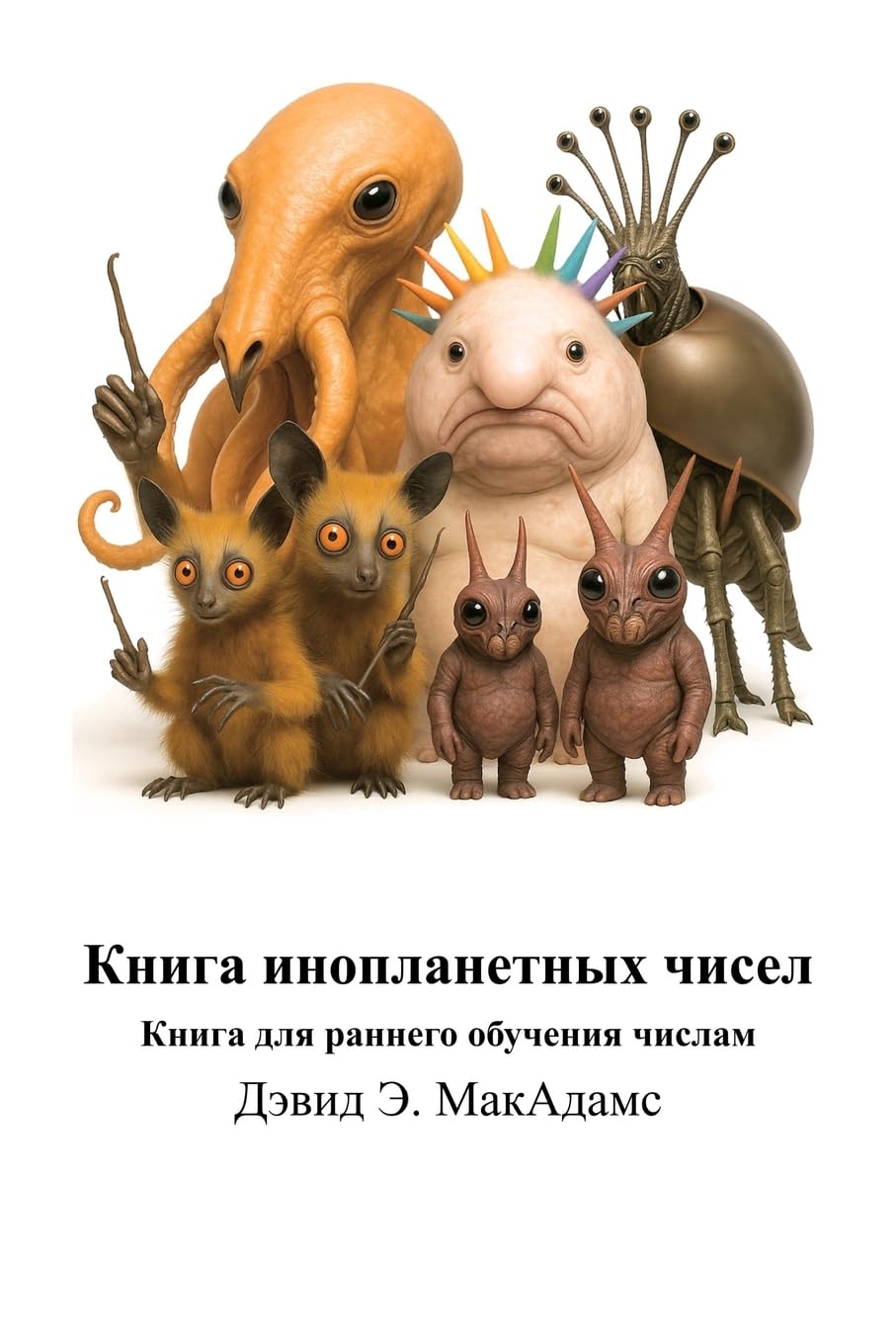 Книга инопланетных чисел: Книга для раннего обучения числам (Книги для детей 6+)