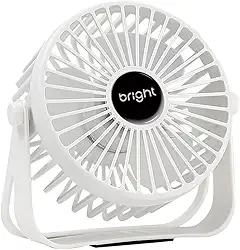 Ventilador USB Branco, Pequeno, Bright