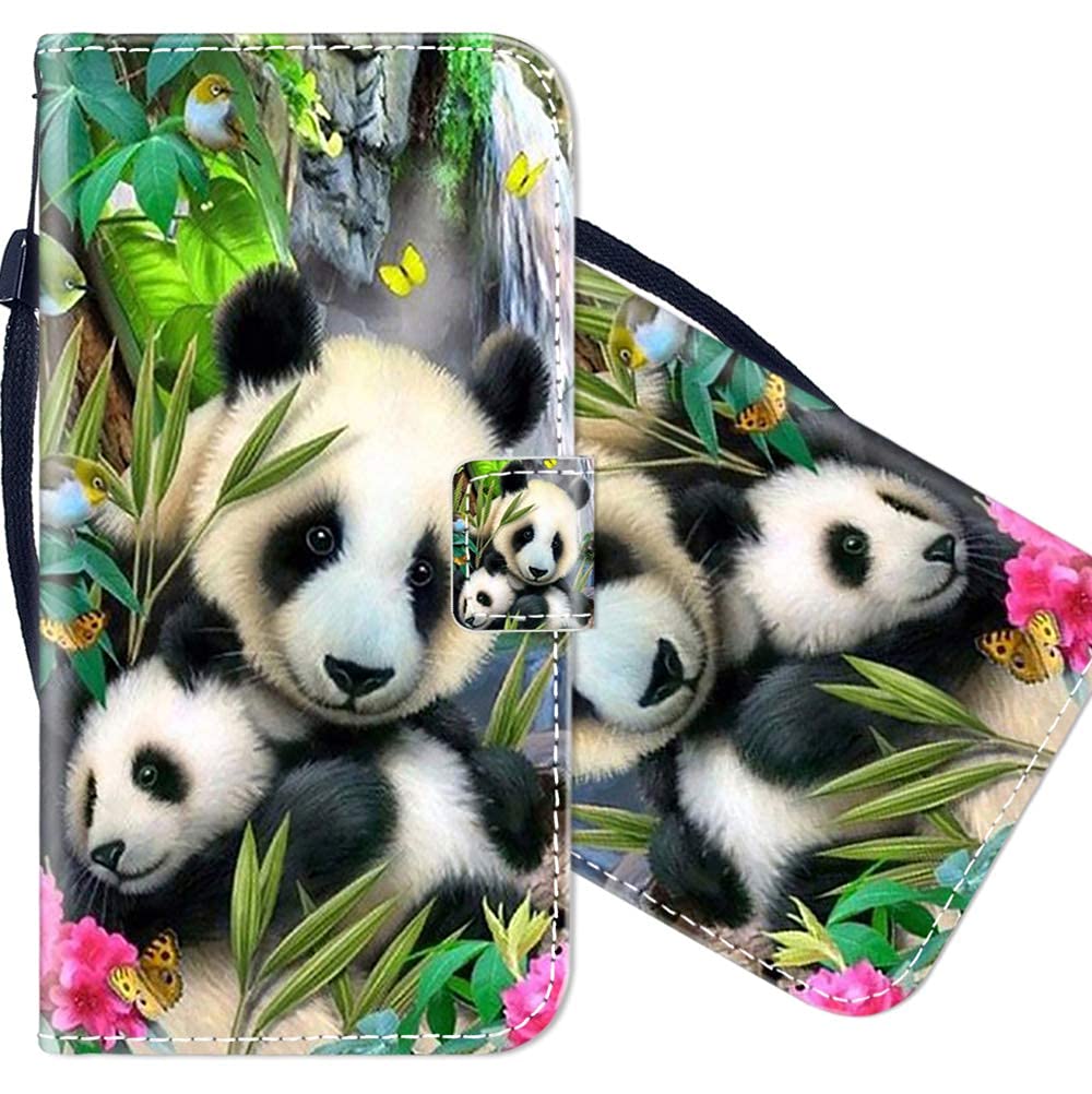 Cover Portafoglio Con Supporto Per VIVO Y01 - Pelle Sintetica, Fessure Per Carte, Chiusura Magnetica - Tigre Nera
