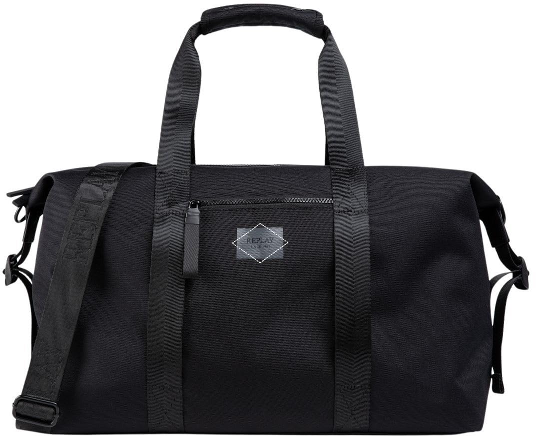 REPLAY travel bag Weekender Black