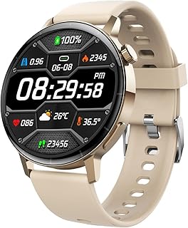 cypreason Blood Glucose Smart Watch | Non-Invasive Blood Glucose Test Smart Watch | Non-Invasive Blood Glucose Test Smart Watch, IP67 Waterproof, 1.43-Inch Screen, Fitness Trackers, 30 Sports Modes