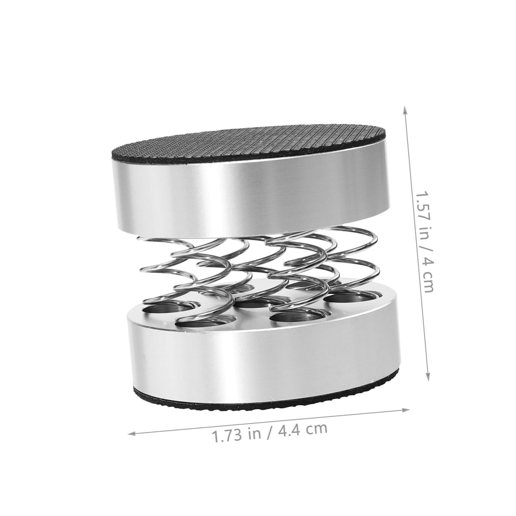Piedini Antivibrazione con Molla per Amplificatori e Casse Acustiche Pad Base in Alluminio Assorbimento Urti e Isolamento per Audio Hifi e Subwoofer