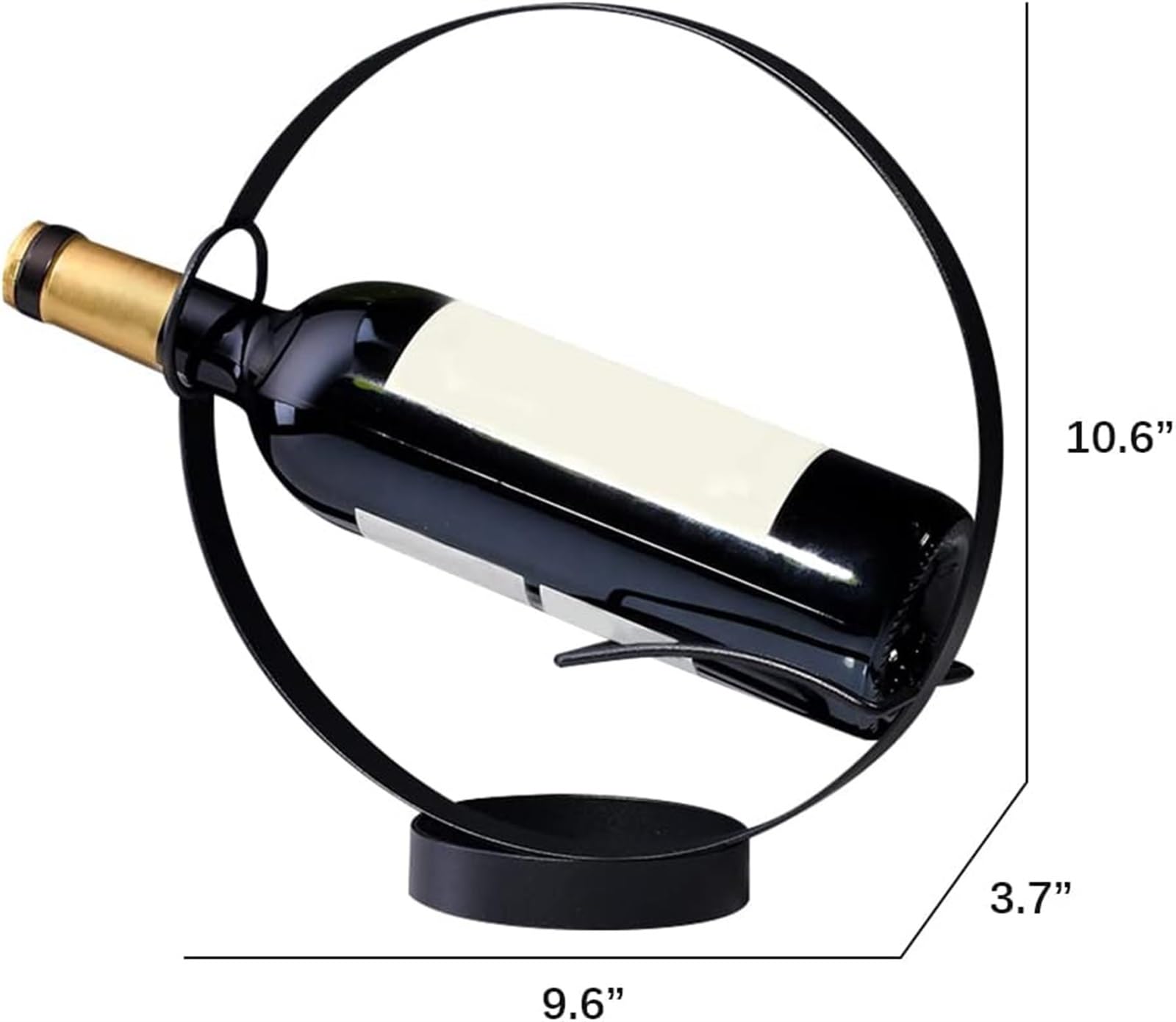 Fridge Wine Bottle Holder Single Wine Bottle Holder Sleek Metal