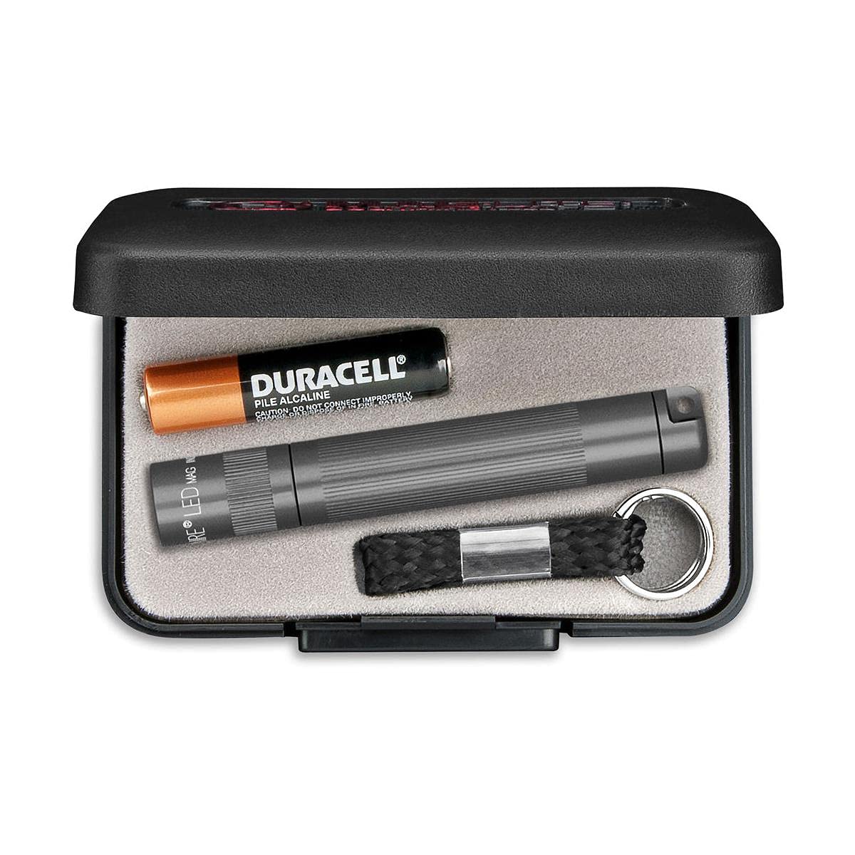 Maglite Solitaire Lampe LED en coffret Gris