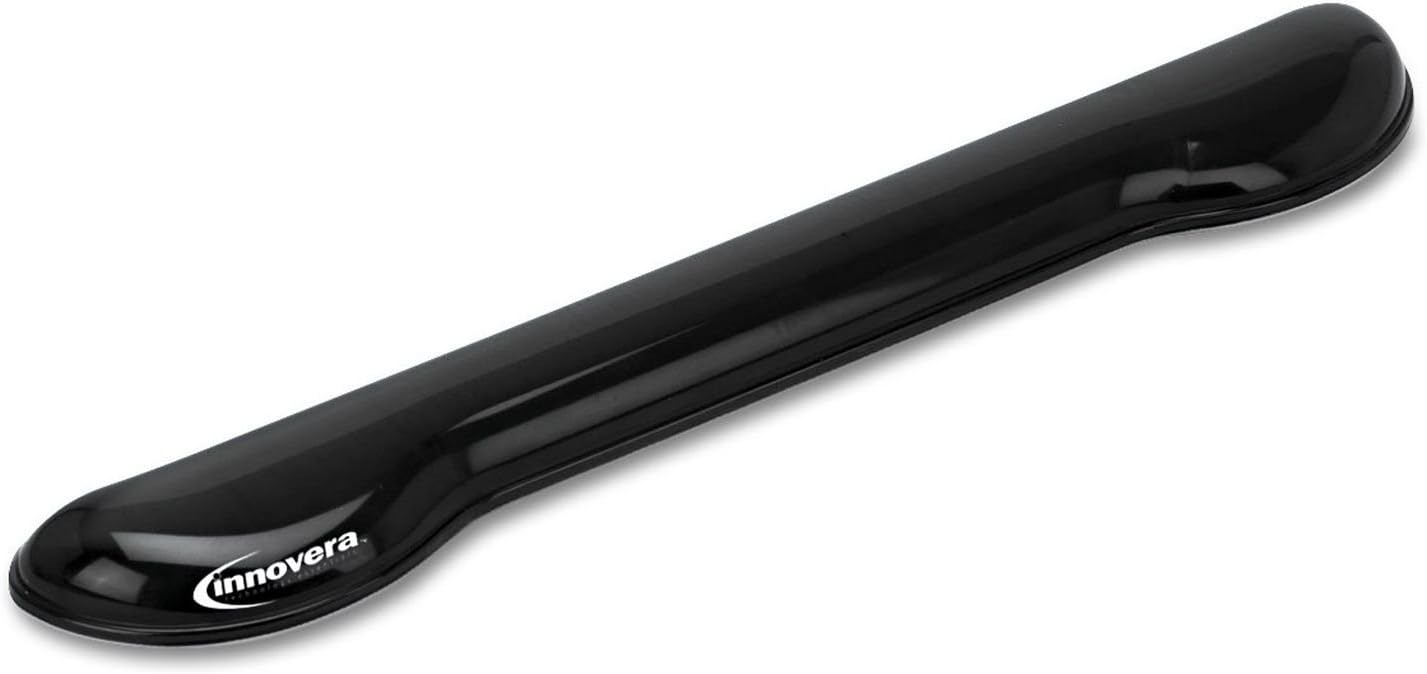 Innovera Softskin Gel Keyboard Wrist Rest, Black