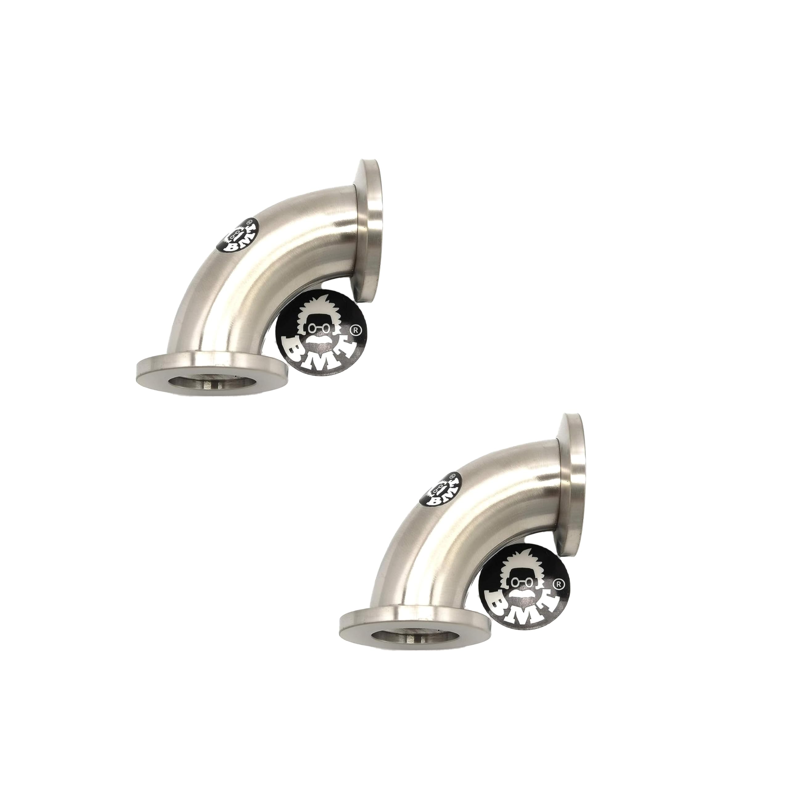 bmotiontech KF Flange Elbow Fitting with KF16 NW16 / KF25 NW25 / KF40 NW40 Flange (90° KF16 Elbow x 2PCs)