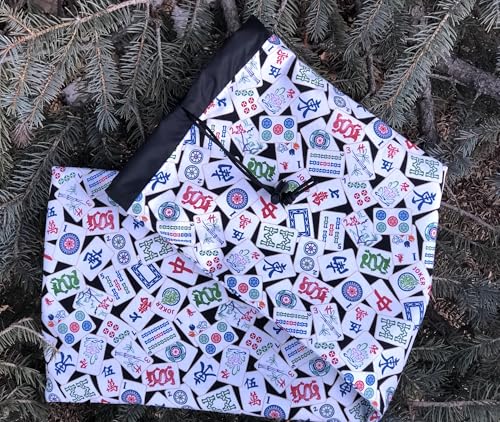 Funda para Mahjong con bolsa de algodón y cierre de cordón miniatura 2