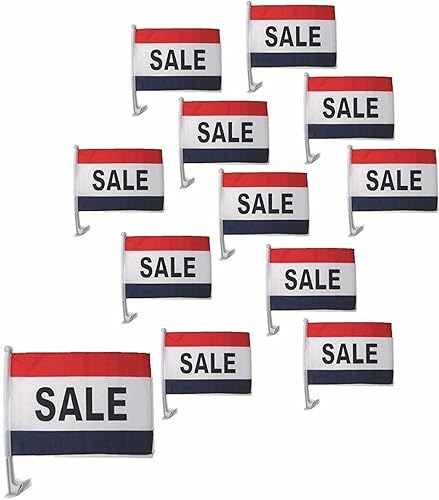 Premium 12x18 Lot 24 Red Car Vehicle 12"x18" Flag