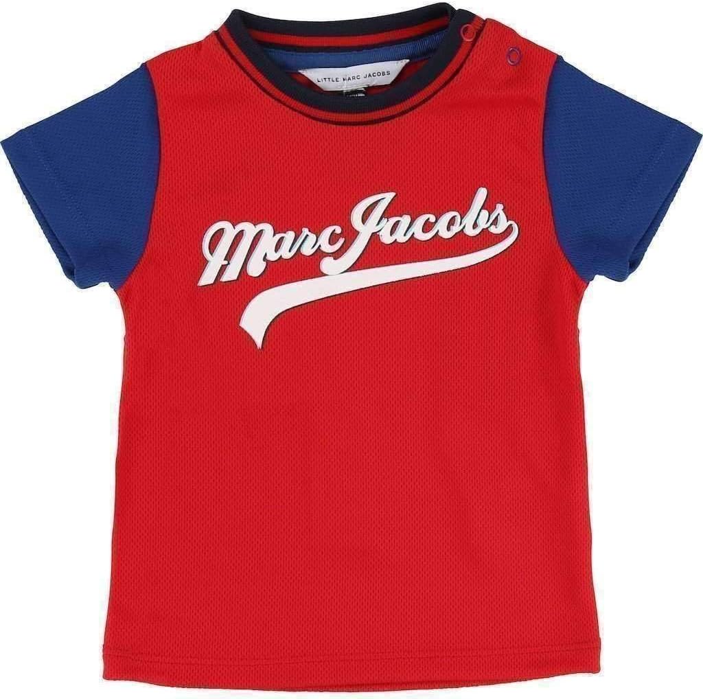 Little Marc Jacobs Baby Boy's Official Jersey (Infant) Rouge/Bleu 12 Months