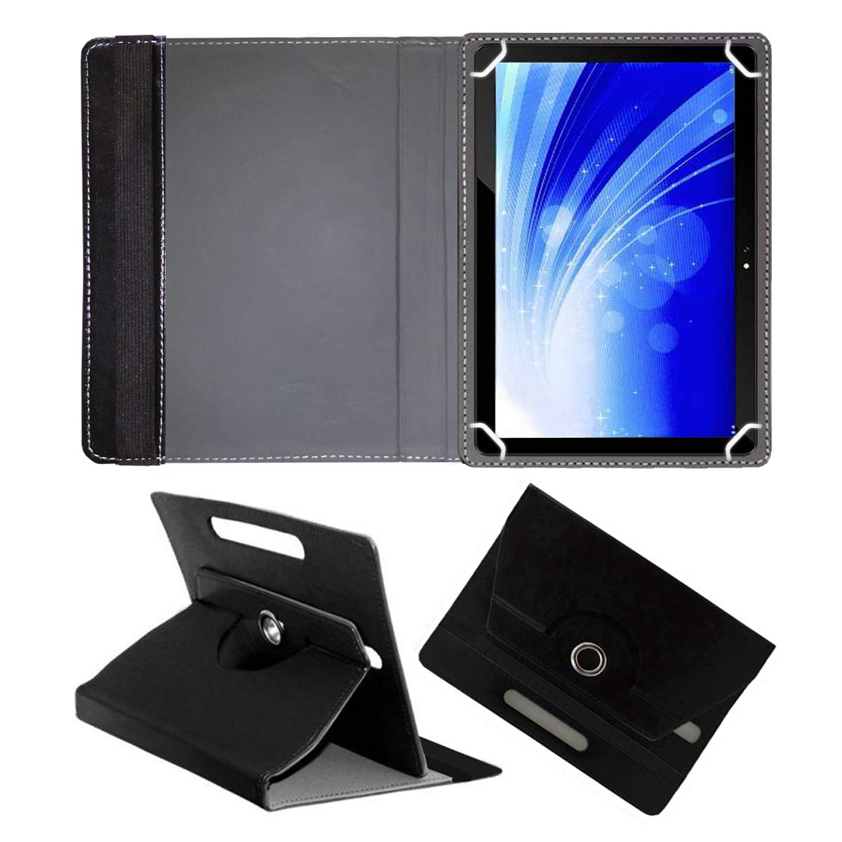 Fastway Rotating Leather Flip Stand Case Cover for Weber S1 Tablet 10.1 inch Cover Stand Black (Black) (B0913HBH1G) Amazon Price History, Amazon Price Tracker
