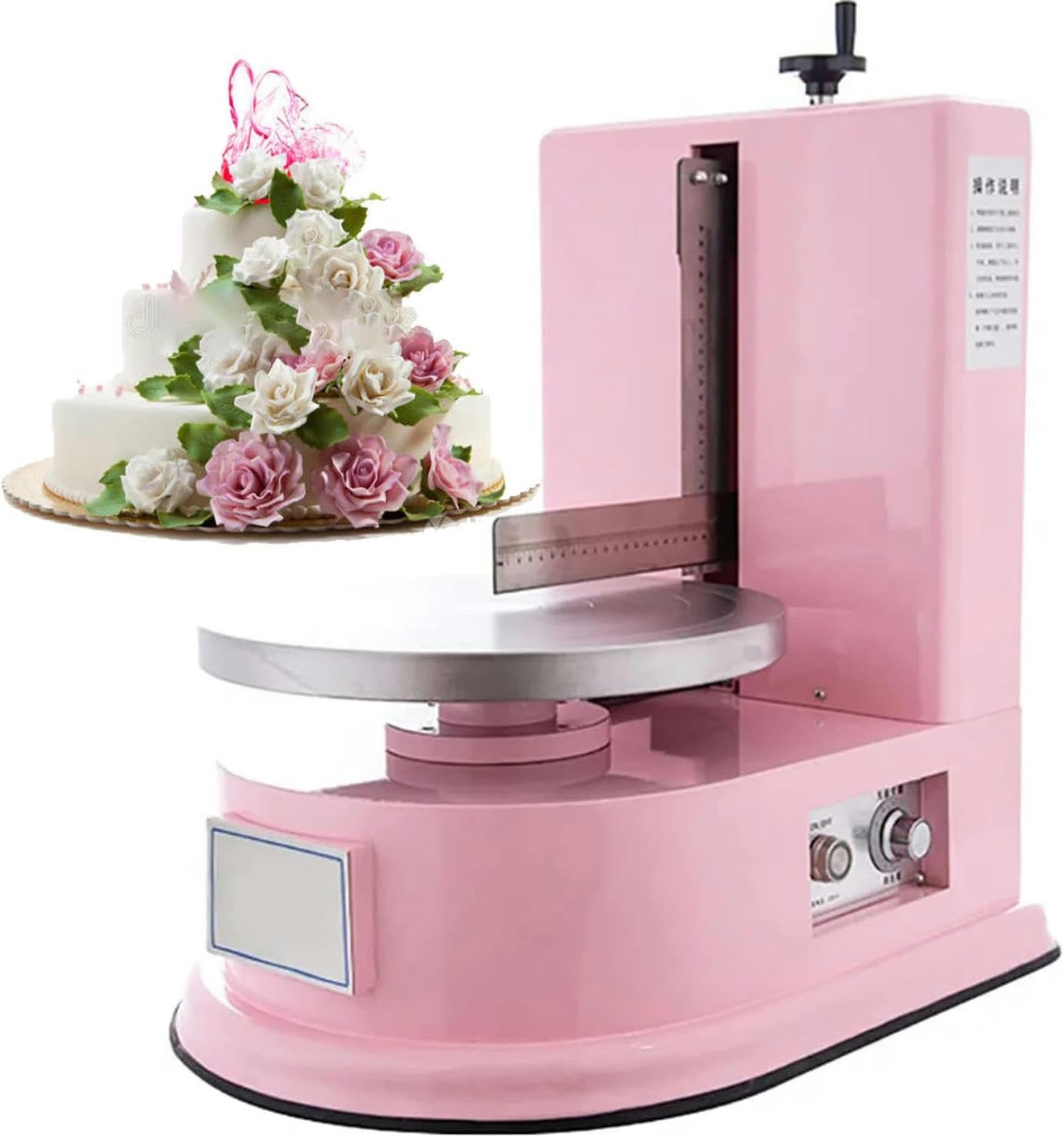 Rascador automático de Crema para Pasteles, máquina para Untar Crema de Mantequilla para Pasteles, máquina de decoración de Revestimiento Suave para Crema de Pastel de cumpleaños,