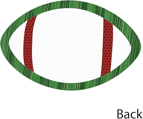 Miniatura 6 de Big Dot of Happiness End Zone - Juego de 12 tarjetas de agradecimiento con sobres para baby shower o fiesta de cumpleaños