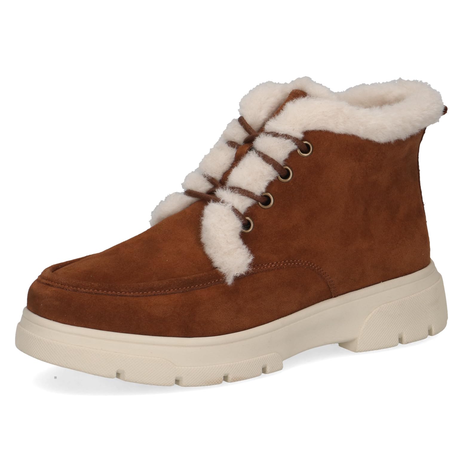 CAPRICE Comfort Damen Stiefeletten zum Schnüren Gefüttert