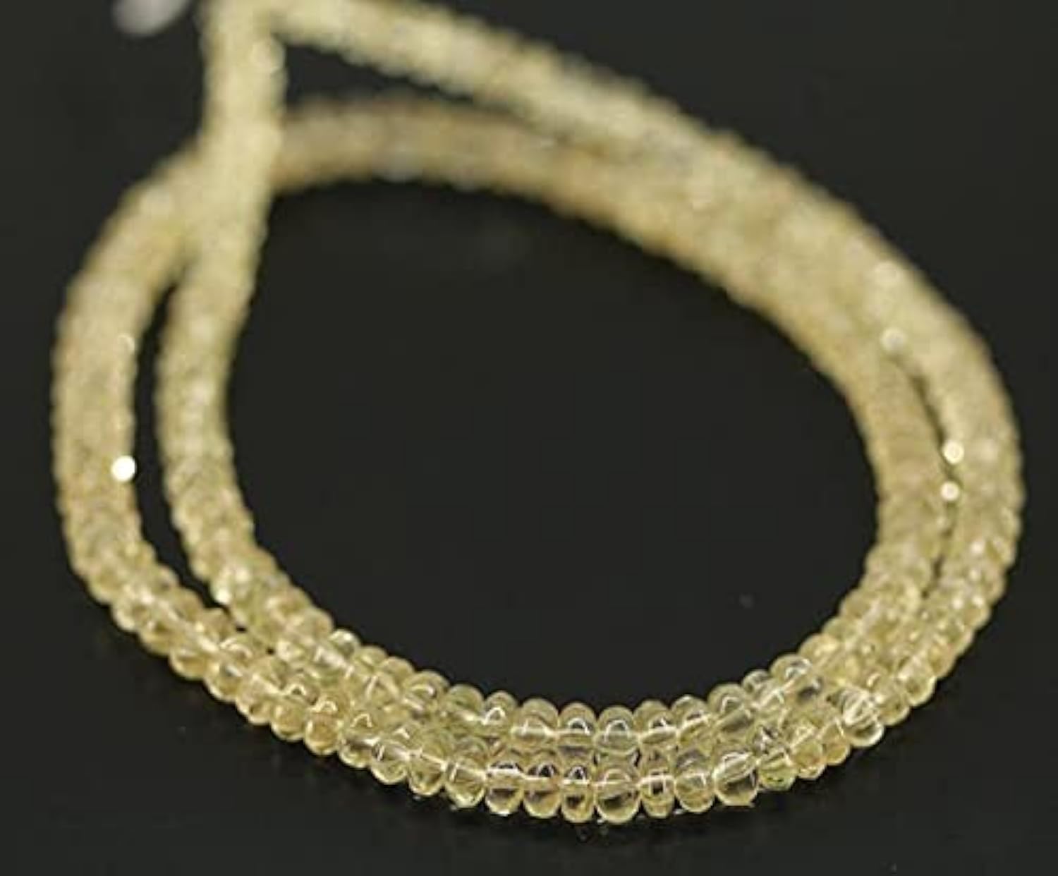 Quartz jaune citron LKBEADS, perles citrouille lisses sans défaut pour enfilage