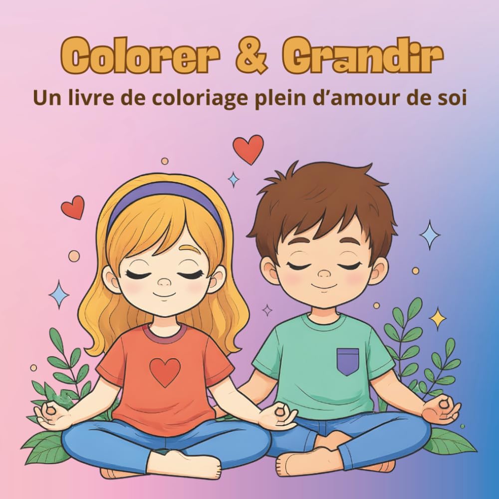 Colorer & Grandir: Un livre de coloriage plein d’amour de soi