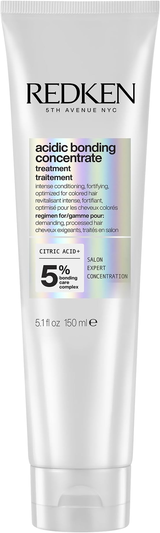 Acidic Bonding Concentrate Leave In Conditioner | Hair Repair Treatment For Weak & Damaged Hair | Bond Building & Strengthening | Smooths & Provides Heat Protection | 150ml