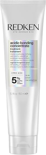 Redken Bonding Leave In Conditioner for Damaged Hair | Hair Repair | Strengthens Weak and Brittle Hair | Acidic Bonding Concentrate | Leave In Treatment | For All Hair Types