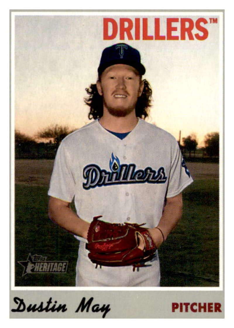 Amazon.com: 2019 Topps Heritage Minor League Baseball #126 Dustin May Tulsa  Drillers Official MiLB Trading Card : Collectibles & Fine Art