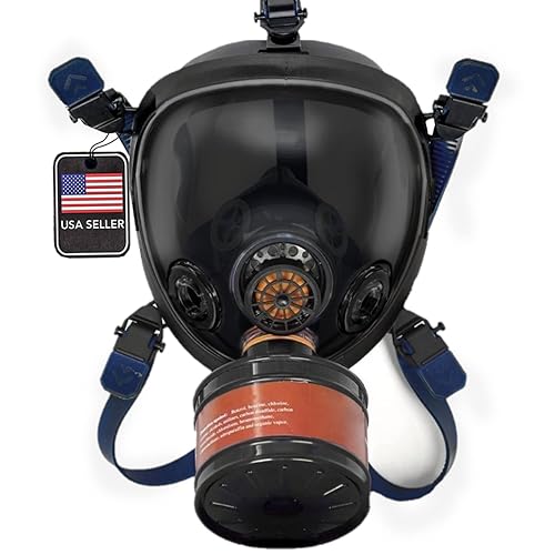 Parcil Distribution ST-100X Smoke Black Full Face Respirator - Smoke Black