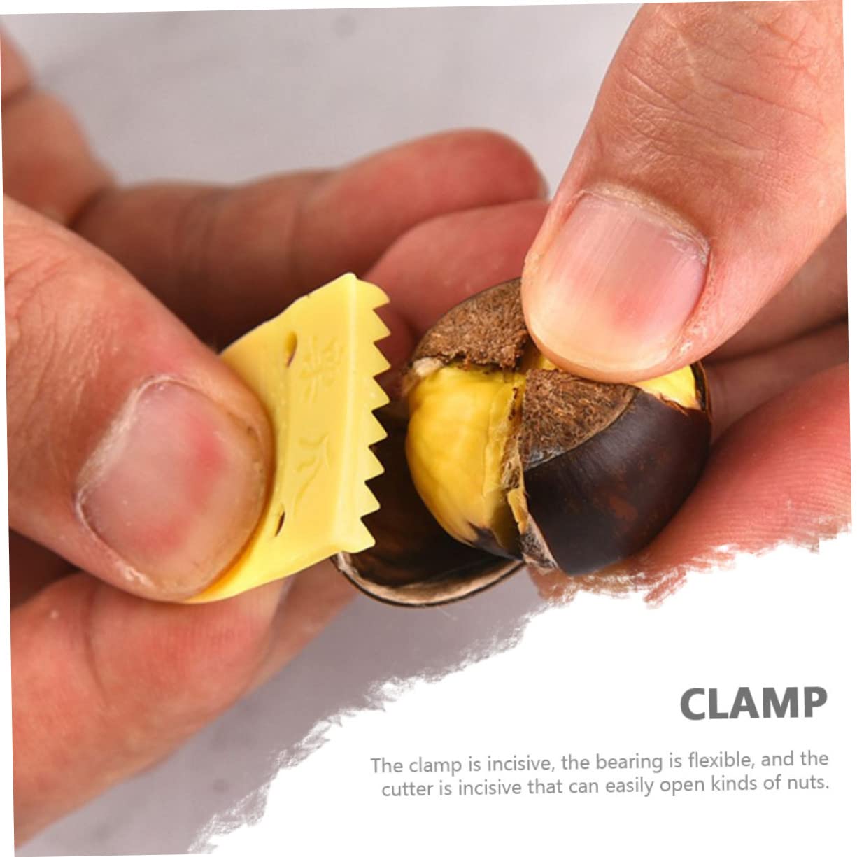 SOLUSTRE Chestnut Shuckers Cross Clips Manual Walnut Clips Nut Peelers Multi-use Kitchen Gadget