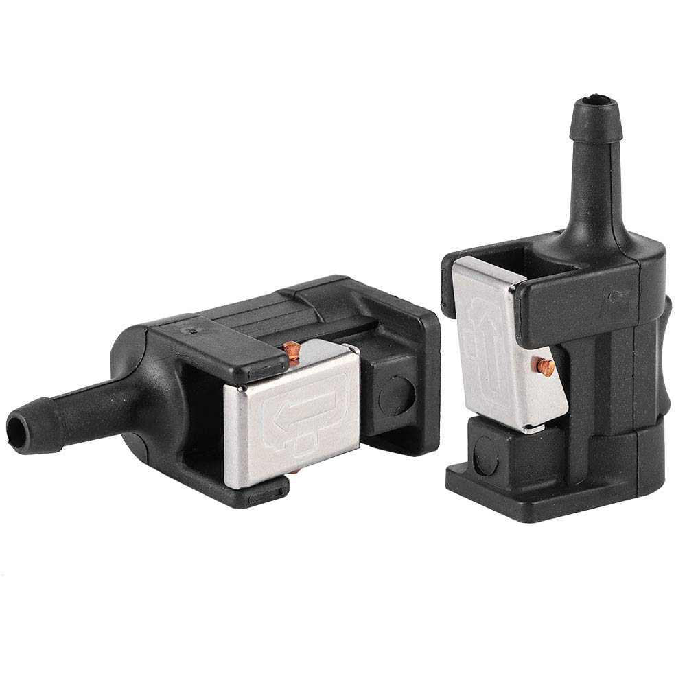 Outboard Fuel Line Connector, 1 Pair Female Barb Fuel Hose Line