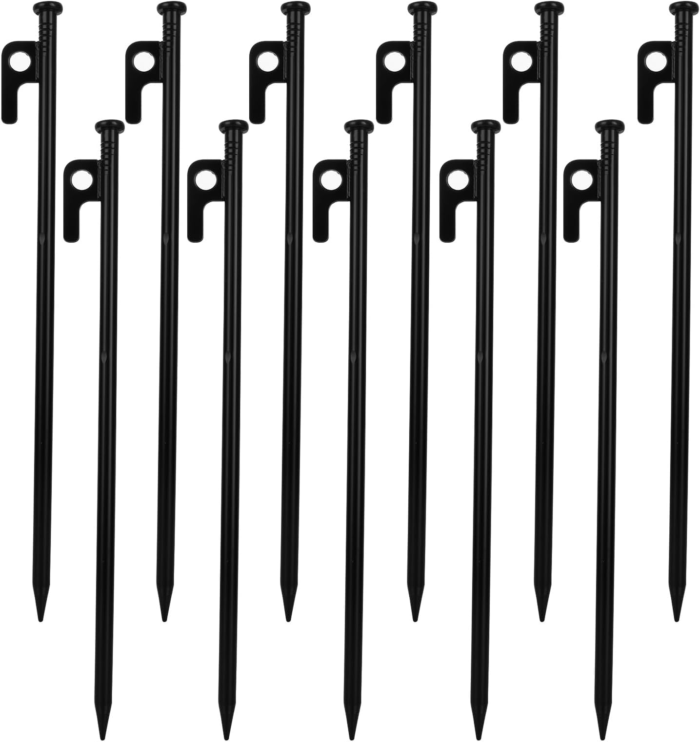 Large Heavy Duty Storm Proof Tent Pegs, Galvanised Steel Rust Proof